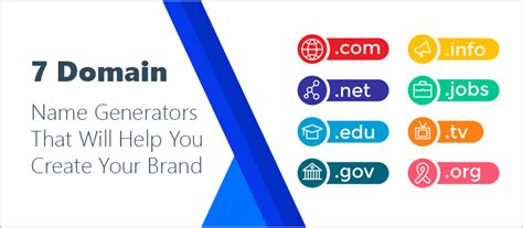 7 Domain Name Generators That Will Help You Create Your Brand