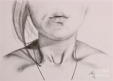 Neck muscles and veins Drawing by Mustafa GOKTAS - Fine Art America