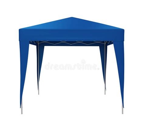 Blue Canopy Tent Isolated stock illustration. Illustration of blue ...