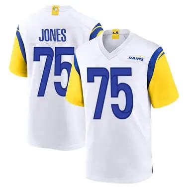Surprise Men's Nike Los Angeles Rams #75 Deacon Jones Limited Navy Blue Therma Long Sleeve NFL ...