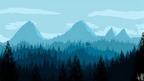 Mountain Blue Wallpaper 1920x1080 by Moejd on DeviantArt