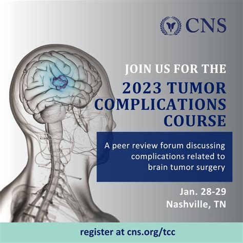 Tumor Complications Course 2023 – Neurosurgery Lounge