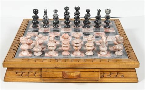 Marble Chess Set at 1stdibs