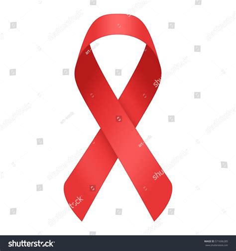 Aids Awareness Red Ribbon World Aids Stock Vector (Royalty Free) 571696285 | Shutterstock