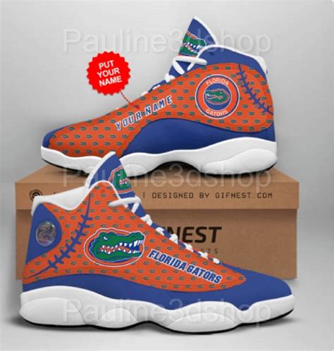 Florida Gators football Air JD13 Florida Gators shoes | Etsy