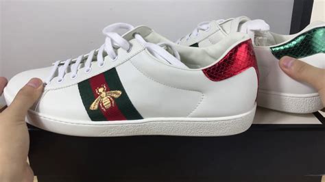 GUCCI ACE EMBROIDERED BEE SNEAKER FOR MALE UNBOXING AND REVIEW - YouTube