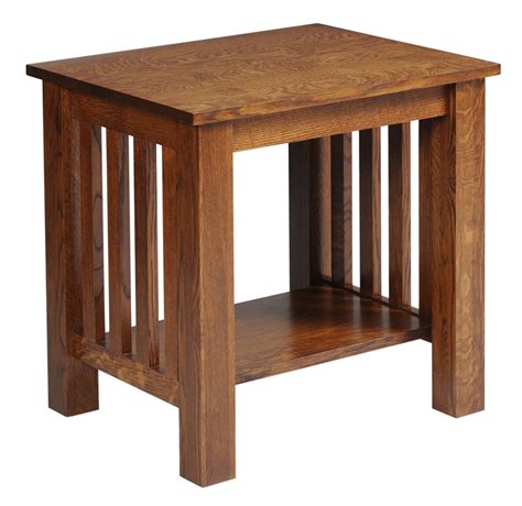 Mission End Table in Solid Hardwood - Ohio Hardwood Furniture