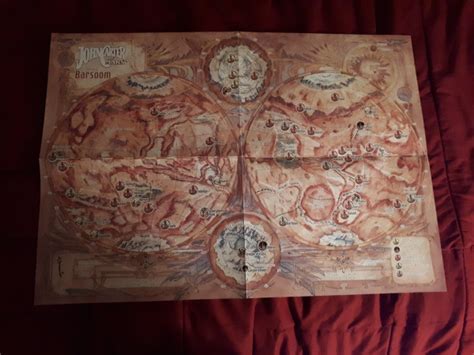 Unboxing Barsoom VI – Poster Map of Barsoom | Musings and Ravings