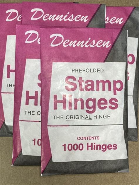 DENNISEN STAMP HINGES 5 PACK DEAL - With Free shipping | iStampMounts