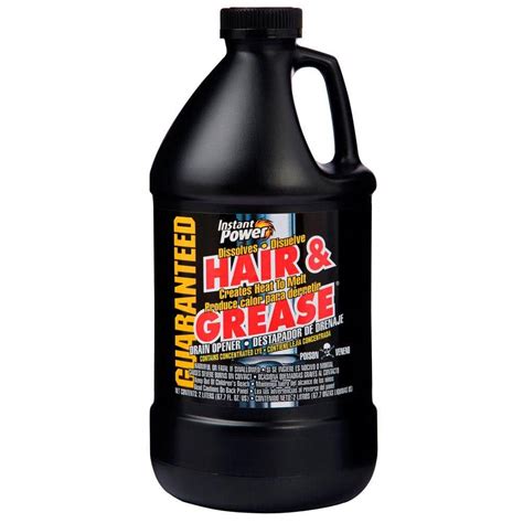 Instant Power 67.6 oz. Hair and Grease Drain Opener-1970 - The Home Depot