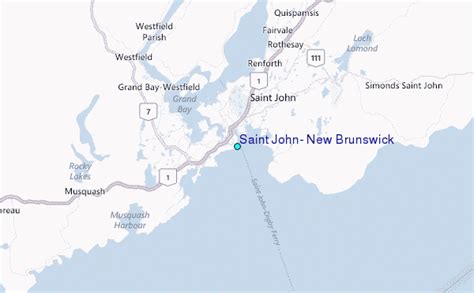 Saint John, New Brunswick Tide Station Location Guide