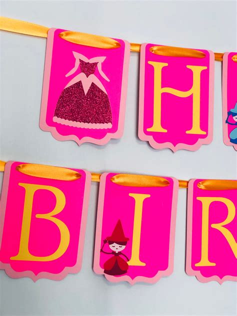 Princess Birthday Banner Princess Birthday Decorations | Etsy