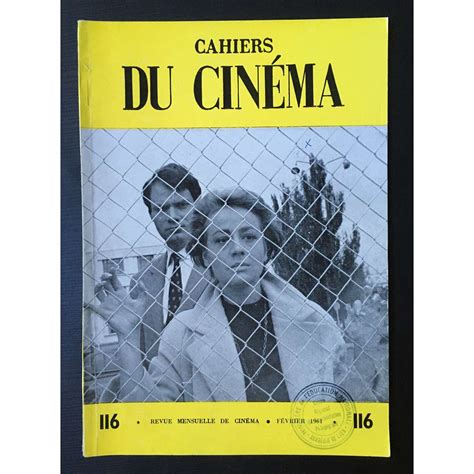 LES CAHIERS DU CINEMA French Magazine N°116