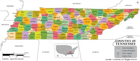 Tennessee County Map - Explore the 95 Counties