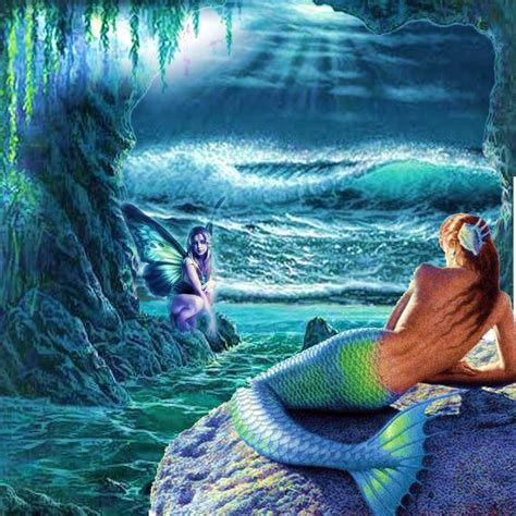 Fairy & Mermaid | Mermaid images, Peacock pictures, Unicorn and fairies