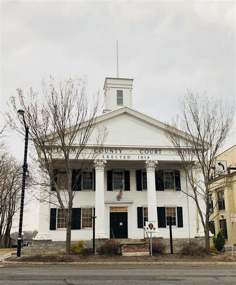 Historic Putnam County Courthouse in Carmel, New York. Built 1814. Paul ...