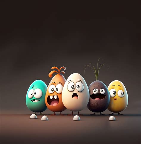 Ai Generated Easter Eggs Cartoon - Free photo on Pixabay