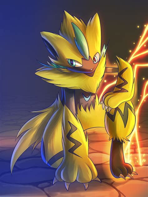 Zeraora by DarkrexS on DeviantArt