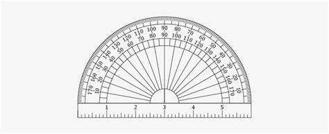 Actual Size Protractor Printable - Printable Templates