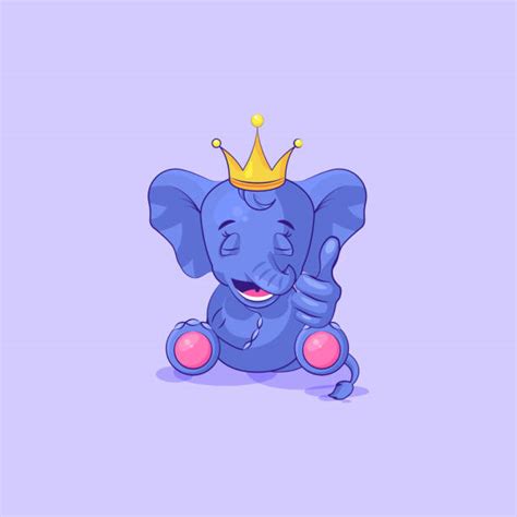 Purple Elephant Baby Illustrations, Royalty-Free Vector Graphics & Clip ...