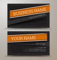 Abstract creative business cards set template Vector Image