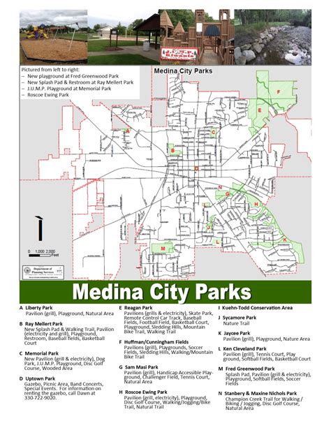 Medina City Parks Map | The City of Medina Ohio