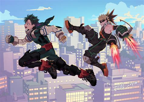 bakugo and deku - Boku no Hero Academia Wallpaper (43667612) - Fanpop ...