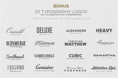 Logo Fonts - 50+ Best Fonts for Logo Design Design Shack