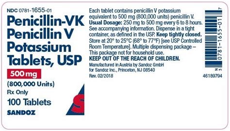 Penicillin VK: Package Insert / Prescribing Information