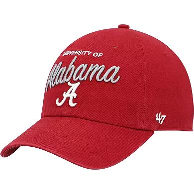 Women's '47 Crimson Alabama Crimson Tide Phoebe Clean Up Adjustable Hat