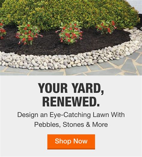 River Rock and Black Mulch Landscaping: Transform Your Yard with this Stunning Design Idea ...