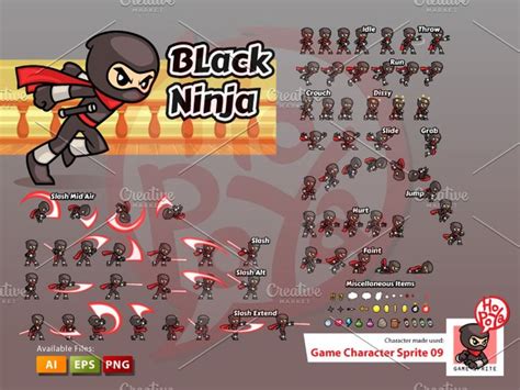 Resultado De Imagem Para Sprites Ninja Sprites Game S - vrogue.co