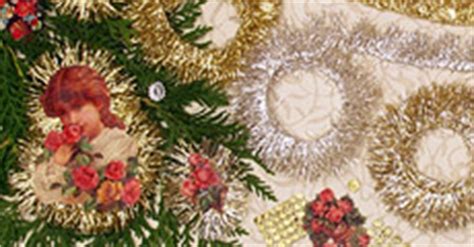 Craft Shop: Lametta Tinsel Garlands, Metallic Tinsel Trim from Germany ...