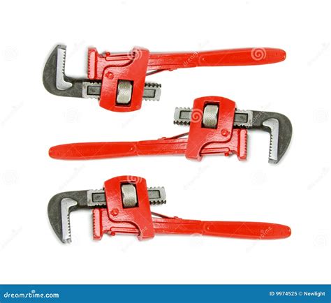 Adjustable Spanners stock image. Image of clamp, white - 9974525