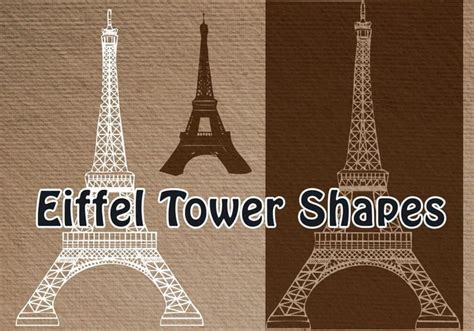 Eiffel Tower Shapes | Free Photoshop Shapes at Brusheezy!