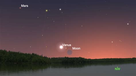 Venus and the moon will shine bright in the night sky tonight | Space