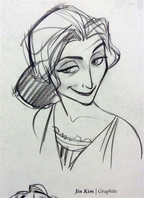 Concept art of Mother Gothel by Jin Kim from Disney Pixar's "Tangled ...