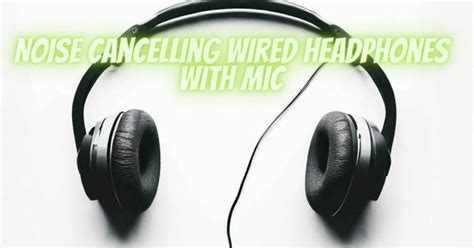 Noise Cancelling Wired Headphones with Mic - All For Turntables