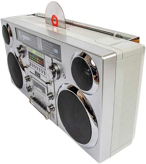 GPO Brooklyn Boombox: the 1980s CD and Cassette Player with Bluetooth Speaker - The Foyager