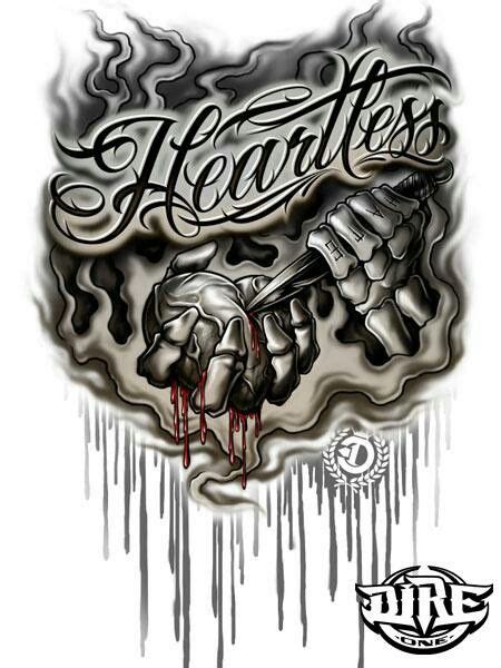 Pin on Tattoos ;-) | Heartless tattoo, Prison art, Cool tattoo drawings