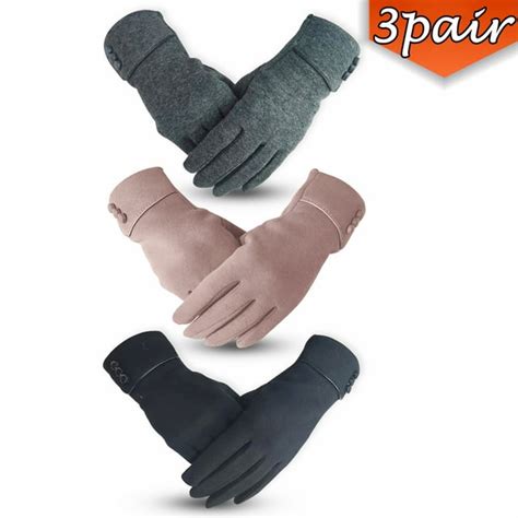 Women Winter Gloves Warm Touchscreen Gloves Windproof Gloves for Women ...