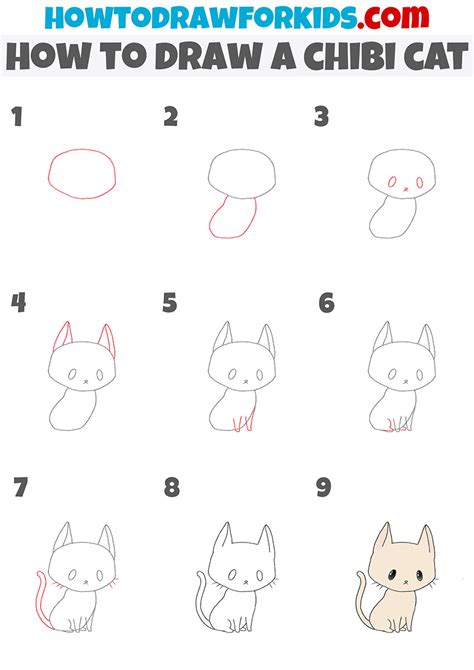 How To Draw Chibi Cat