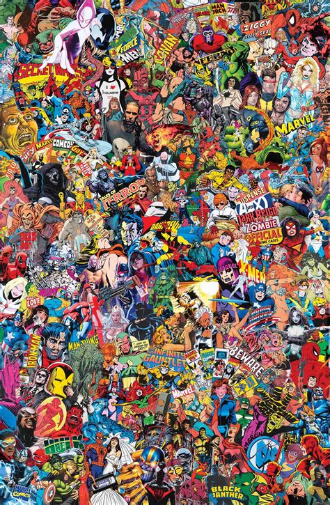 Marvel Comics #1000 by Mr. Garcin | Papeis de parede psicodelicos ...