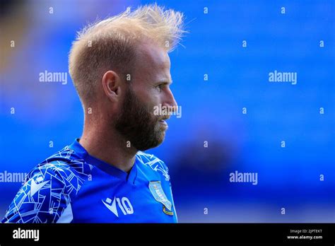 Barry Bannan #10 of Sheffield Wednesday during the warm up for the game ...