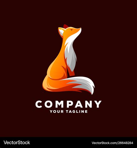 Fox logo Royalty Free Vector Image - VectorStock