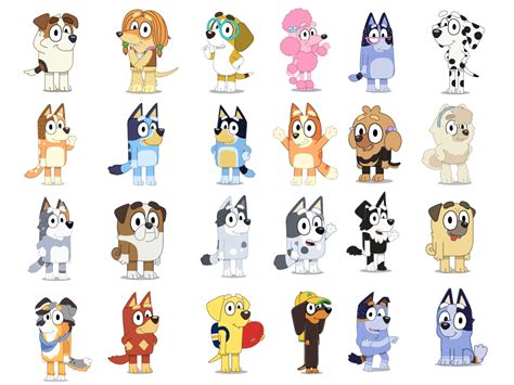 0 Result Images of Bluey Characters Png Download - PNG Image Collection