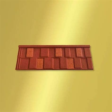 Red Decra Stone Coated Metal Roof Tile at Rs 100/sq ft in Ajmer | ID ...