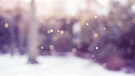 blurred, Winter, Bokeh Wallpapers HD / Desktop and Mobile Backgrounds