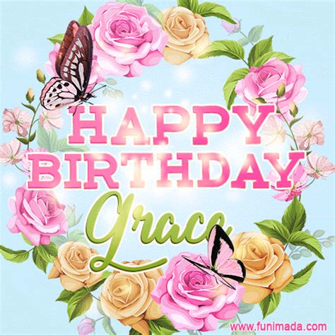 Happy Birthday Grace GIFs for Her - Download on Funimada.com