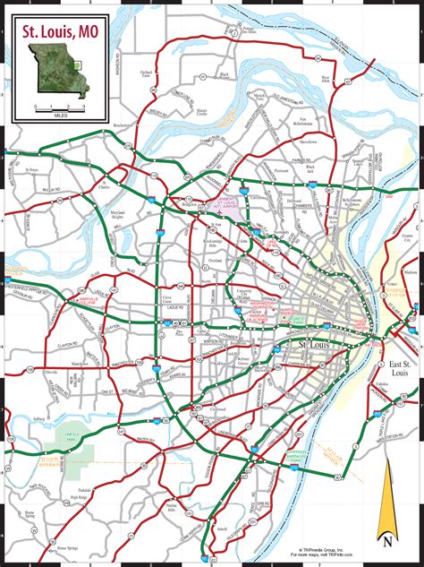 St Louis Map - Free Printable Maps